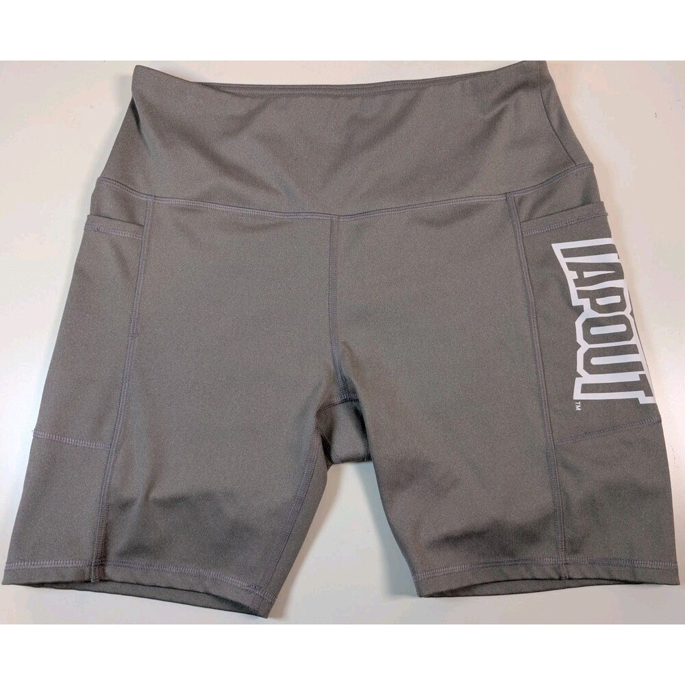 WWE Tapout Training Shorts Tights Size XL Womens Gray MMA Fight Gear Training